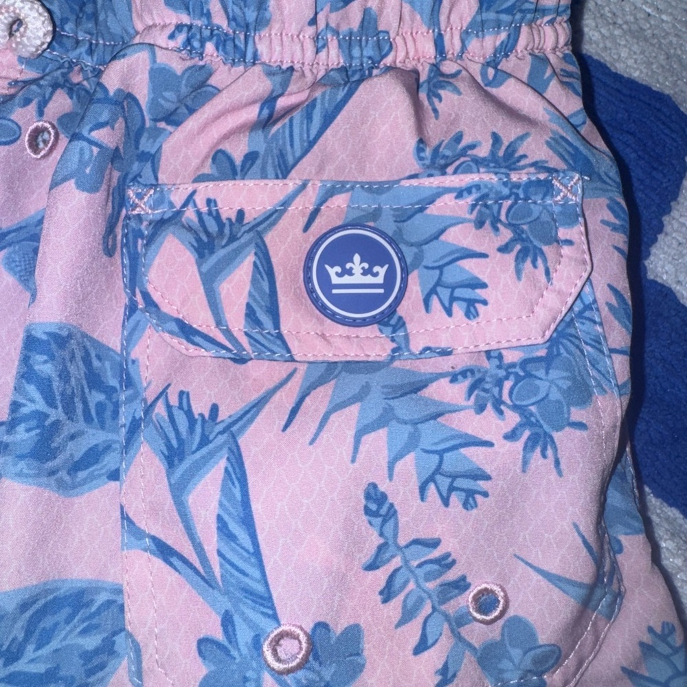 Peter Millar snake garden swim trunk LARGE youth